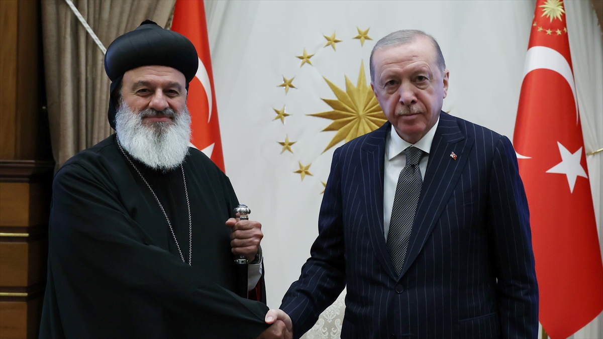 Cumhurbaşkanı Erdoğan, Süryani Ortodoks Kilisesi Patriğini kabul etti Cumhurbaşkanı Erdoğan, Süryani Ortodoks Kilisesi Patriğini kabul etti