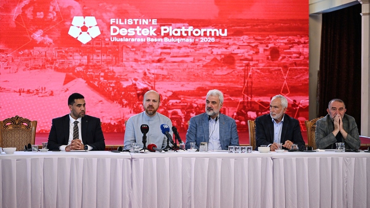 Filistin’e Destek Platformu Filistin’e yönelik çalışmalarını uluslararası basına anlattı