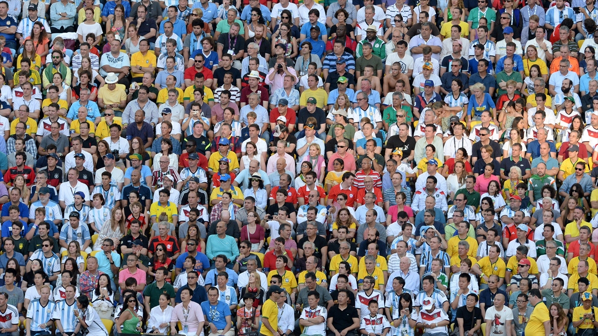 Geride kalan 22 Dünya Kupası’nda 43,9 milyon seyirci Geride kalan 22 Dünya Kupası’nda 43,9 milyon seyirci
