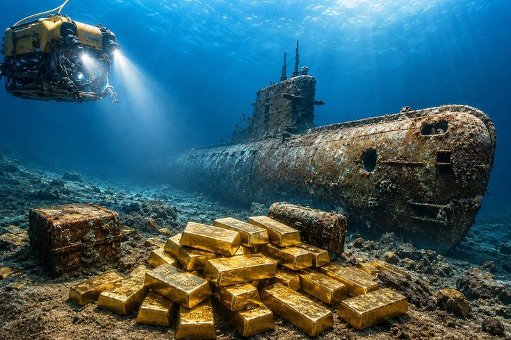 2,2 ton altın 82 yıldır Atlas Okyanusu’nun dibinde bekliyor…