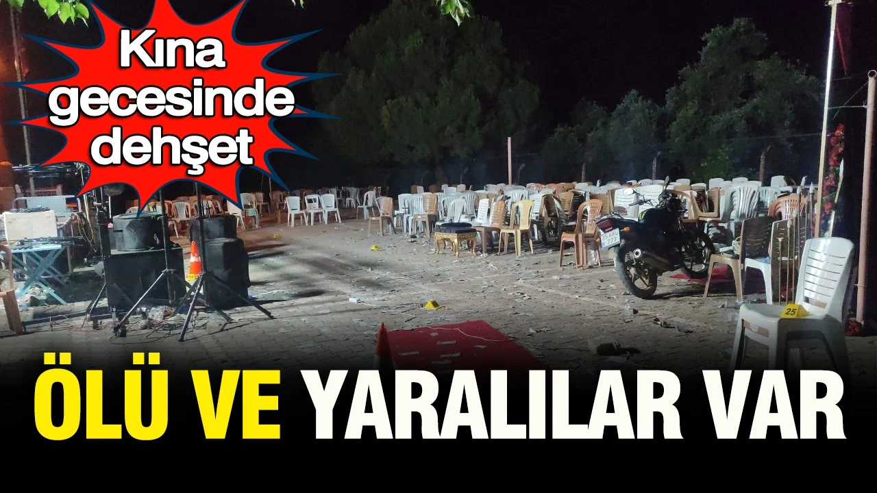 Kına gecesinde dehşet: Ölü ve yaralılar var…