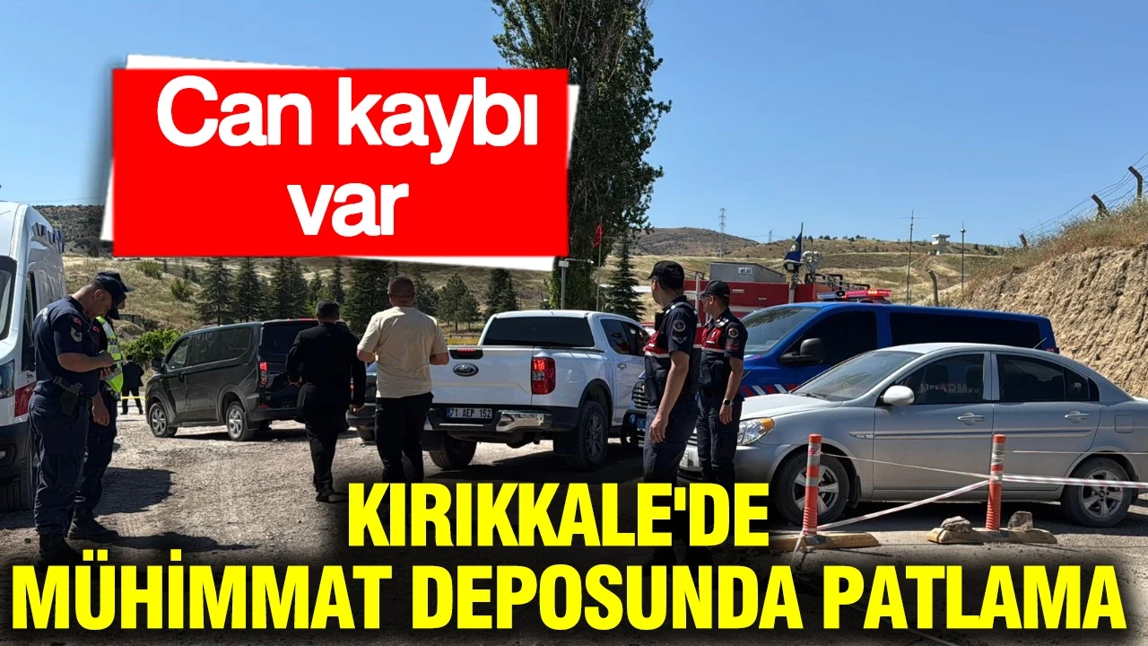 Kırıkkale’de mühimmat deposunda patlama… Kırıkkale’de mühimmat deposunda patlama…