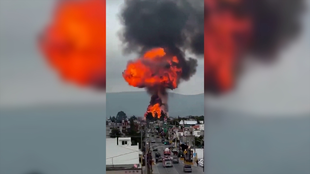 Meksika’da LPG tankerlerinin bulunduğu depodaki patlamada 3 kişi yaralandı