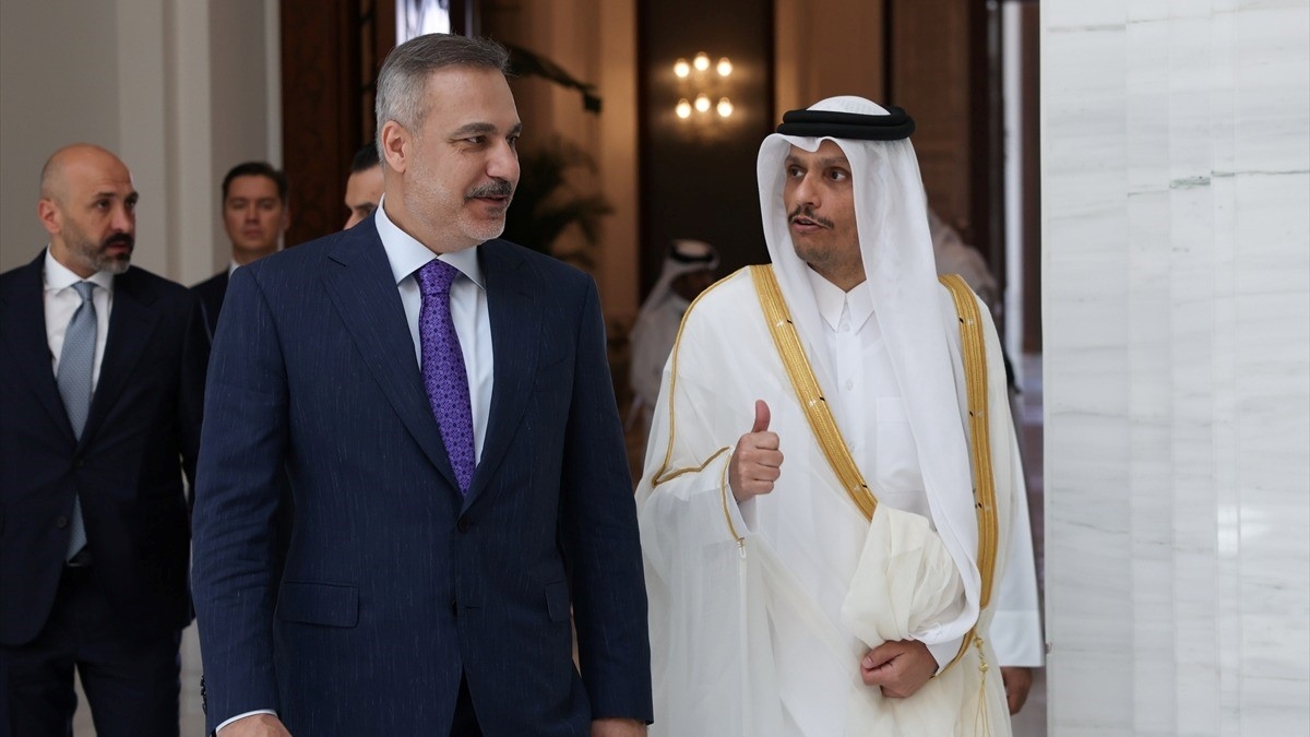 Bakan Fidan, Katarlı mevkidaşı Al Sani ile Doha’da bir araya geldi Bakan Fidan, Katarlı mevkidaşı Al Sani ile Doha’da bir araya geldi