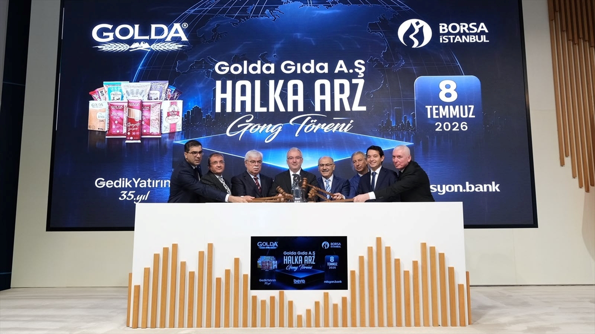 Borsa İstanbul’da gong Golda Gıda Sanayi ve Ticaret AŞ için çaldı