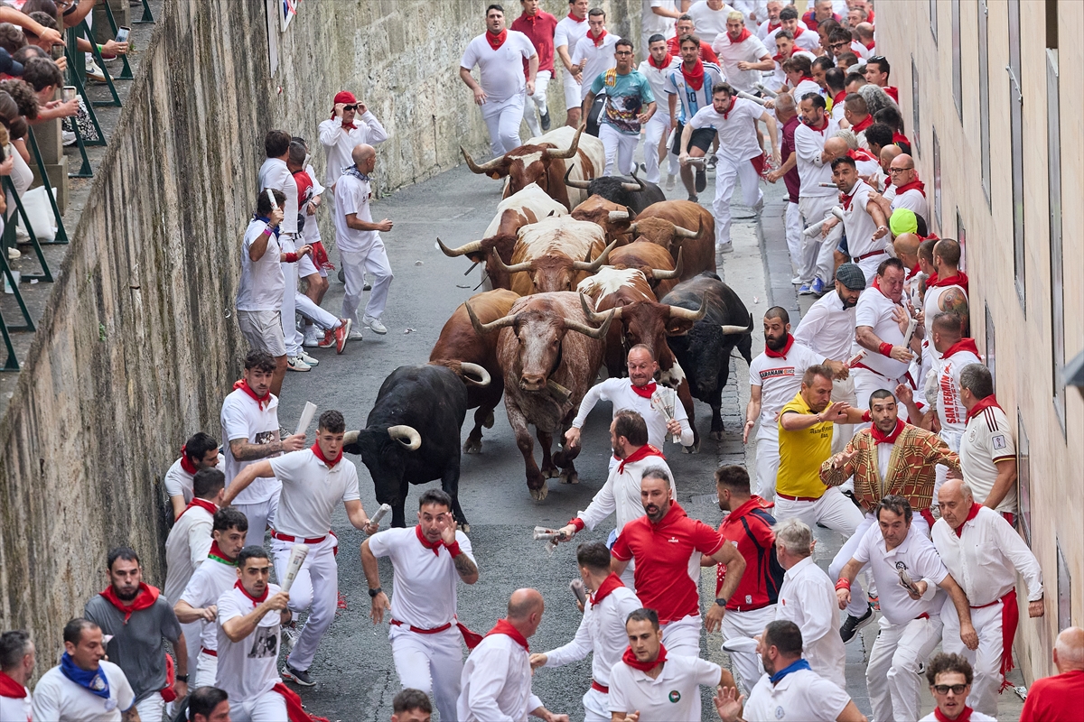 İspanya’da San Fermin’deki ünlü boğa koşularının 8 günlük bilançosu: 70’ten fazla yaralı