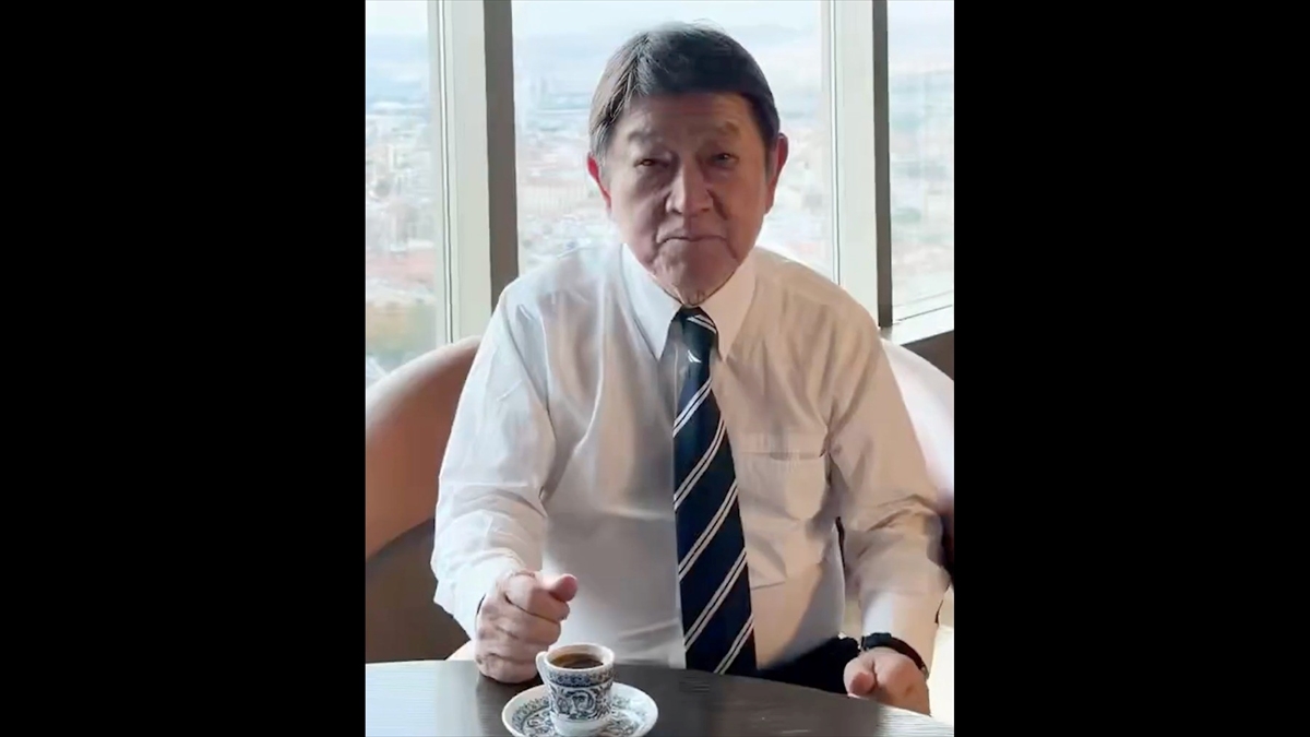 Japonya Dışişleri Bakanı Motegi: Türk kahvesi, içildikten sonra keyif vermeye devam etmesiyle de benzersiz