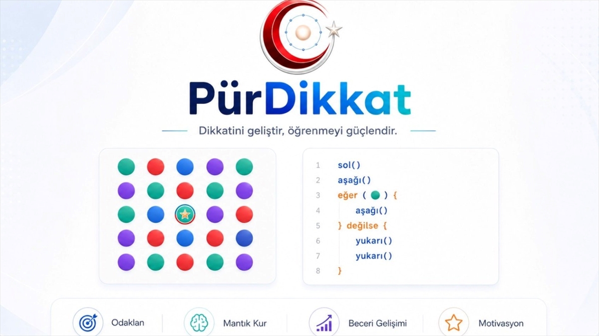 MEB, dijital dikkat geliştirme oyunu “PürDikkat”i erişime sundu