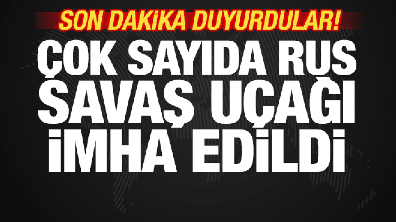 Rusya’ya ağır darbe! Çok sayıda Rus savaş uçağı imha edildi…