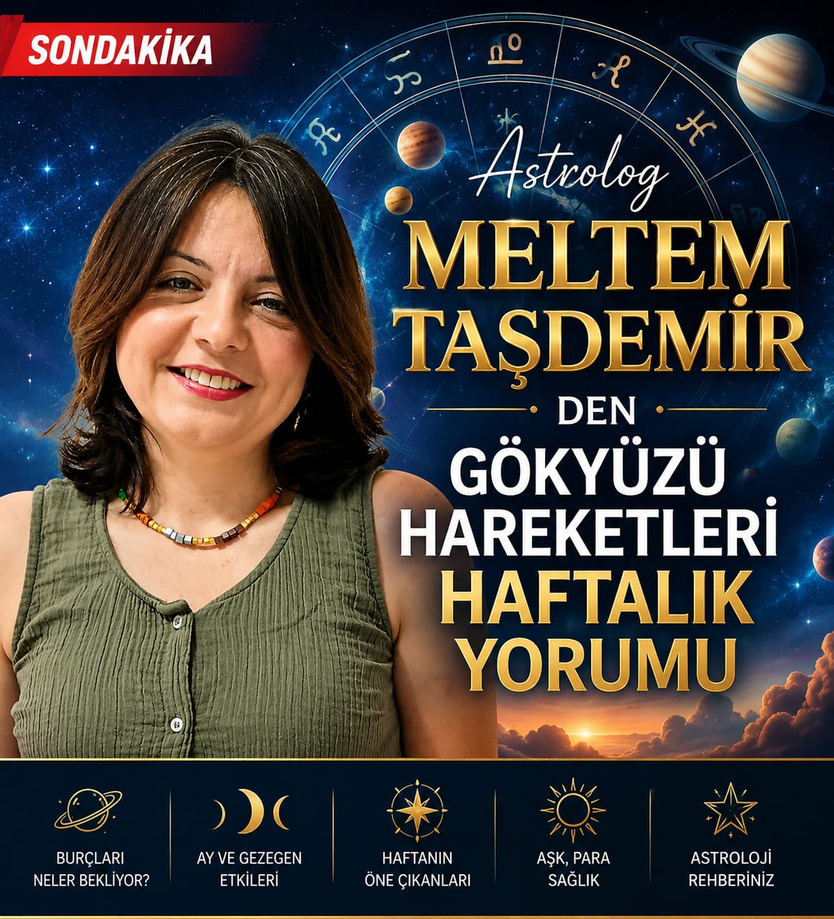 HAFTALIK BURÇ ANALİZİ: Gökyüzünde Ay’ın Ritmi ve Burçlara Etkileri…