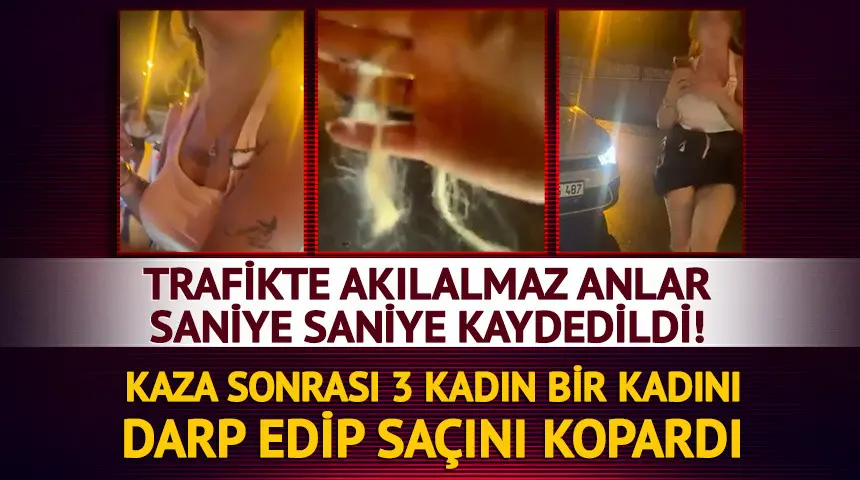 İki araç kaza yaptı! 3 kadın, sürücüyü darp etti… İki araç kaza yaptı! 3 kadın, sürücüyü darp etti…