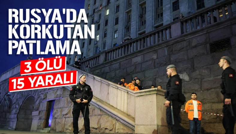 Rusya’nın başkenti Moskova’da patlama… Rusya’nın başkenti Moskova’da patlama…