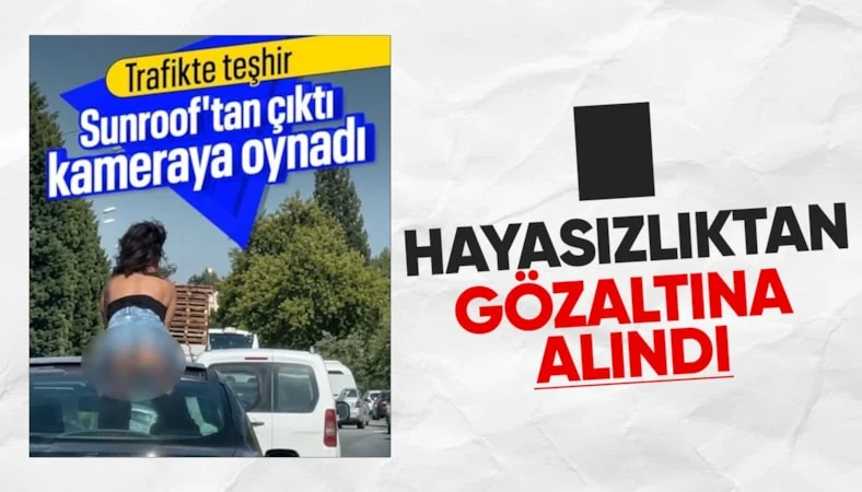 Manisa’da araç tavanındaki görüntülere gözaltı…