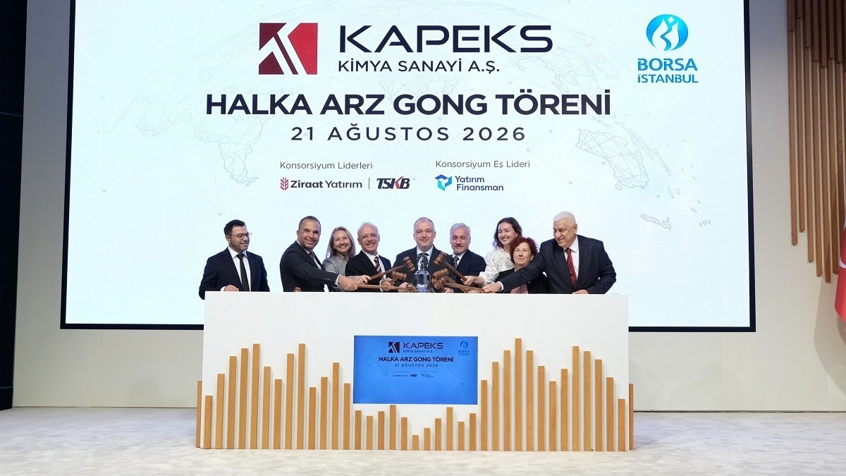 Borsa İstanbul’da gong Kapeks Kimya Sanayi AŞ için çaldı Borsa İstanbul’da gong Kapeks Kimya Sanayi AŞ için çaldı