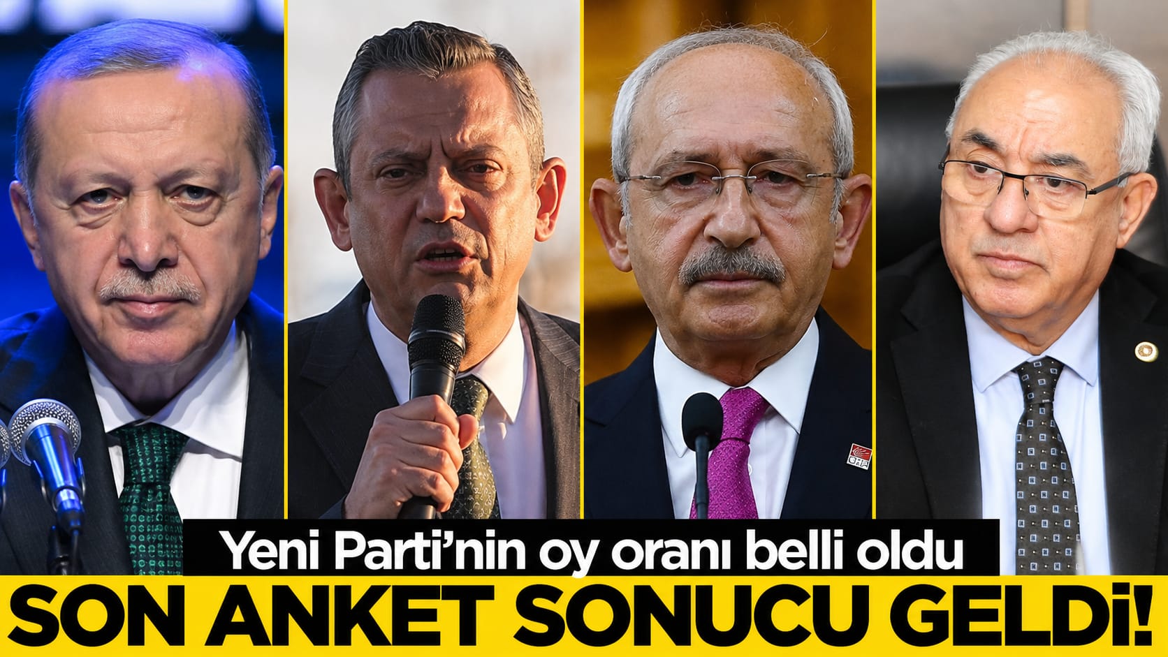 Yeni Parti’nin oy oranı belli oldu! Son anket sonuçları geldi… Yeni Parti’nin oy oranı belli oldu! Son anket sonuçları geldi…