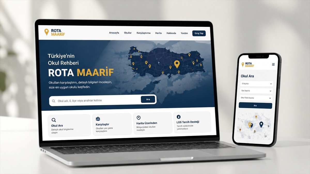 LGS tercihlerine rehberlik eden “Rota Maarif” 3 milyondan fazla ziyaret edildi