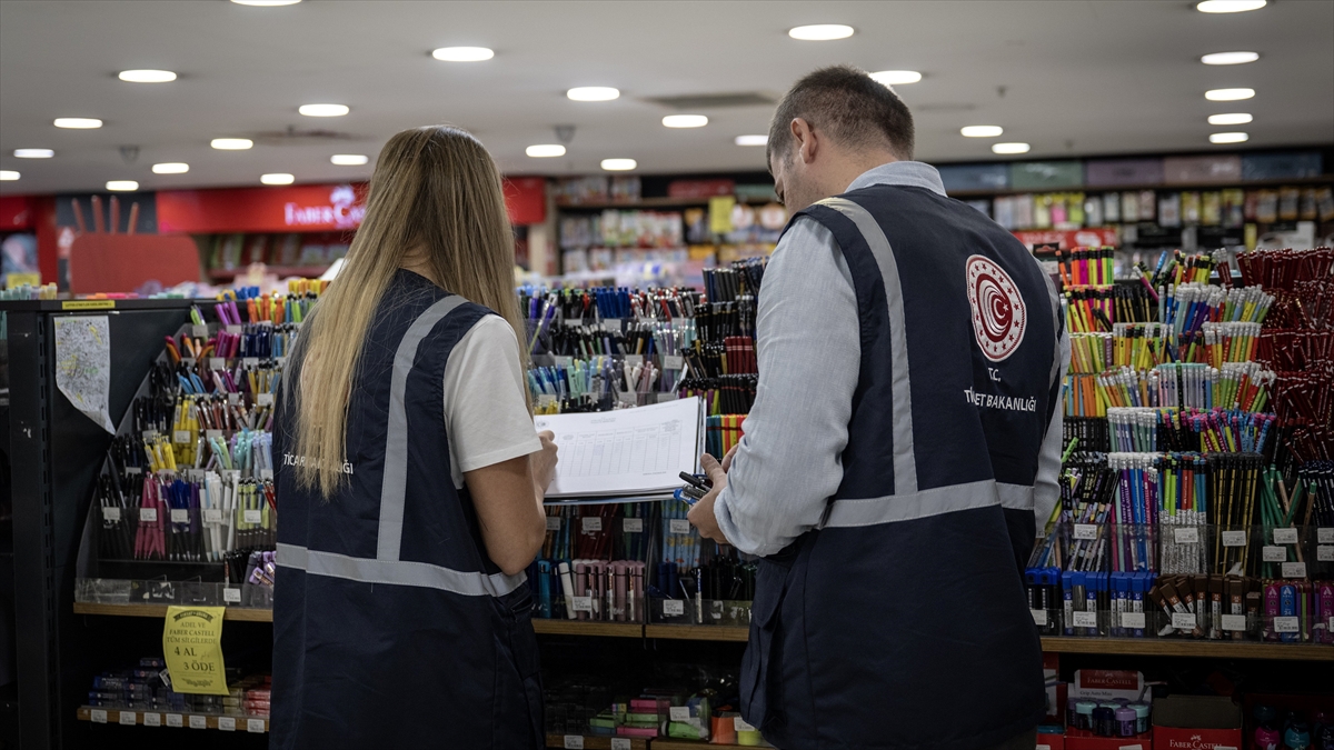 Ticaret Bakanlığı yeni eğitim-öğretim yılı öncesinde kırtasiye ürünlerine yönelik denetimlere başladı