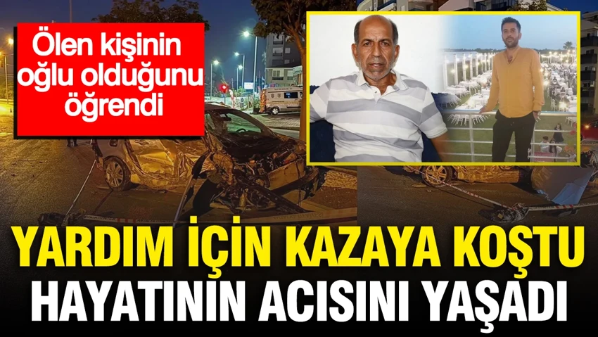 Yardım için kazaya koştu, hayatının acısını yaşadı… Yardım için kazaya koştu, hayatının acısını yaşadı…