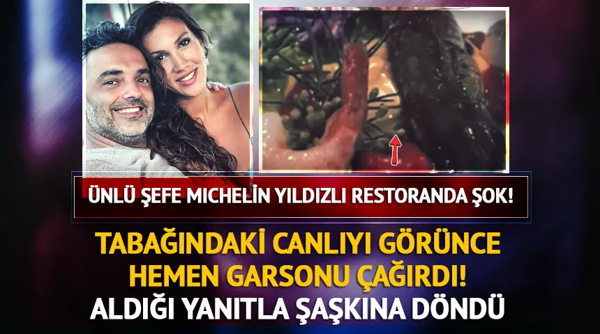 Arda Türkmen’in gittiği Michelin yıldızlı restoranda tabağından solucan çıktı!
