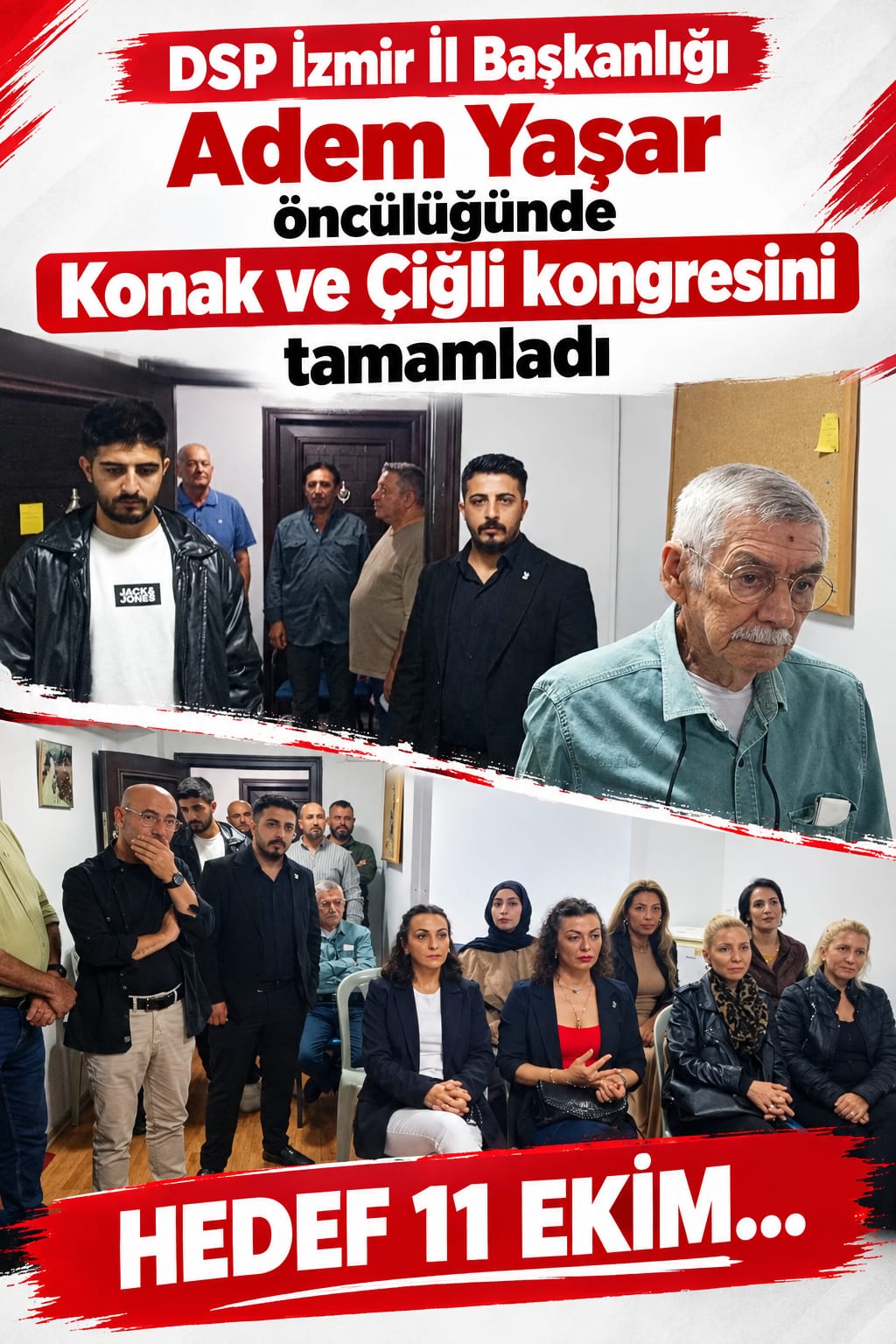 DSP İzmir İl Başkanlığı Sahada: Adem Yaşar Öncülüğünde 6 Ayda Tarihi Başarı ve Sosyal Particilik Meşalesi!
