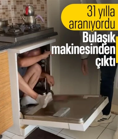 Kocaeli ‘de 31 yıl hapis cezasıyla aranan hükümlü bulaşık makinesinden çıktı…