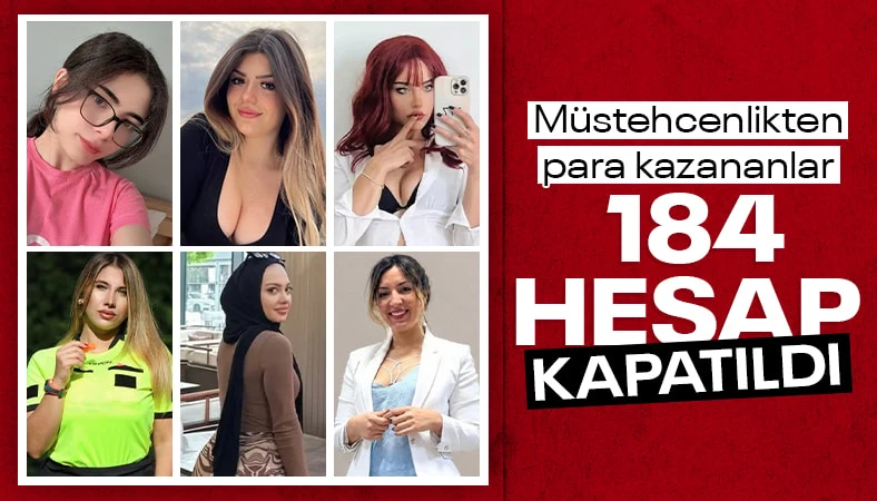 Müstehcenlik soruşturmasında 184 hesaba erişim engeli getirildi… Müstehcenlik soruşturmasında 184 hesaba erişim engeli getirildi…