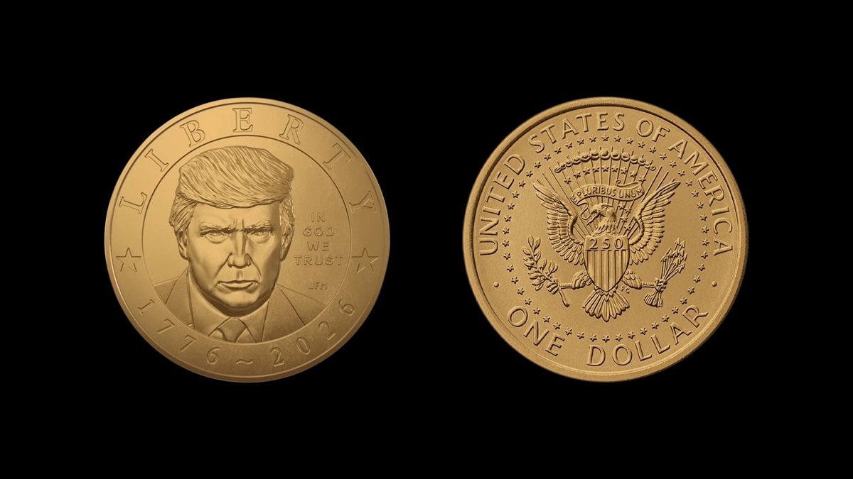 ABD’de bağımsızlığın 250. yılı anısına Trump portreli 1 dolarlık madeni para basıldı ABD’de bağımsızlığın 250. yılı anısına Trump portreli 1 dolarlık madeni para basıldı
