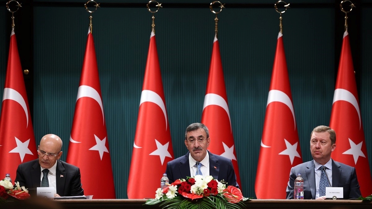 Cumhurbaşkanı Yardımcısı Yılmaz: Enflasyon oranının yıl sonunda yüzde 28,4 olmasını bekliyoruz Cumhurbaşkanı Yardımcısı Yılmaz: Enflasyon oranının yıl sonunda yüzde 28,4 olmasını bekliyoruz