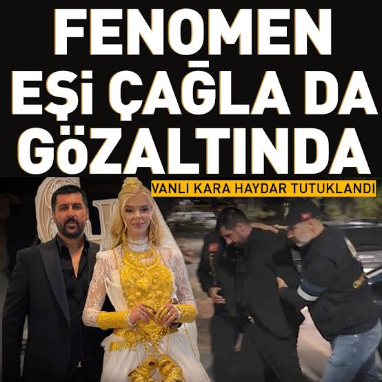 Vanlı Kara Haydar’ın eşi Çağla Öz, İstanbul’da polise teslim oldu… Vanlı Kara Haydar’ın eşi Çağla Öz, İstanbul’da polise teslim oldu…