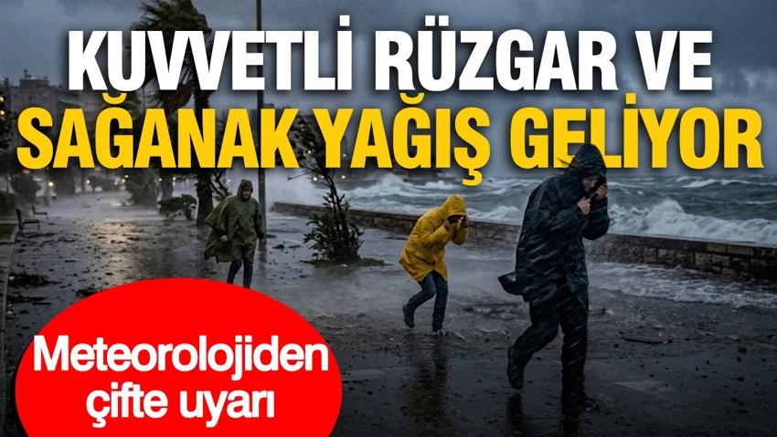 Meteorolojiden çifte uyarı… Meteorolojiden çifte uyarı…
