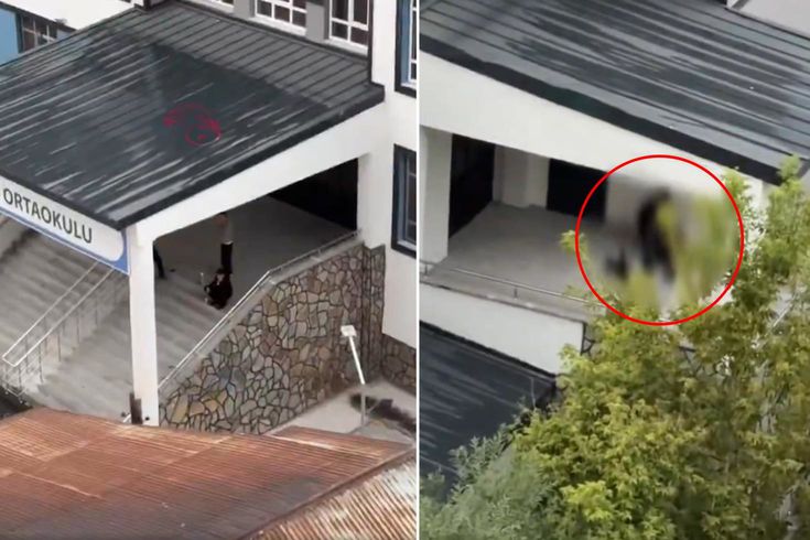 Okulun dibinde skandal görüntü! Görenler yetkilileri göreve çağırdı…