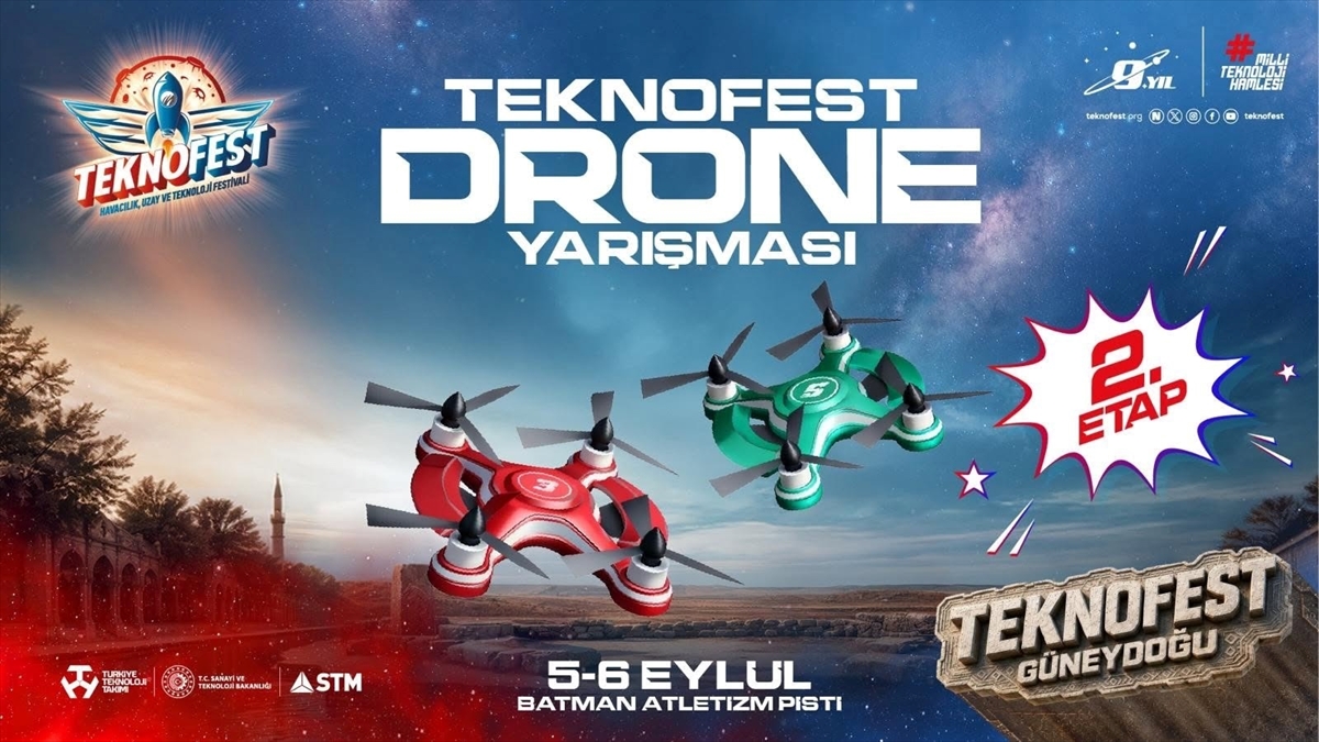 TEKNOFEST Drone Şampiyonası’nın ikinci etabı Batman’da yapılacak TEKNOFEST Drone Şampiyonası’nın ikinci etabı Batman’da yapılacak