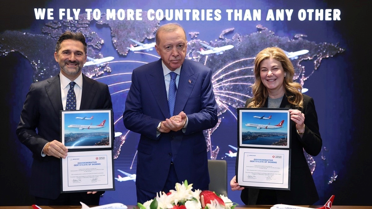 THY, 150 adede kadar Boeing 737 MAX uçağı için sipariş anlaşmasını kesinleştirdi THY, 150 adede kadar Boeing 737 MAX uçağı için sipariş anlaşmasını kesinleştirdi