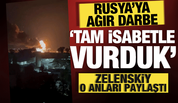Zelenskiy duyurdu: Ukrayna, Rus askeri Havaalanı’nı vurdu! Zelenskiy duyurdu: Ukrayna, Rus askeri Havaalanı’nı vurdu!