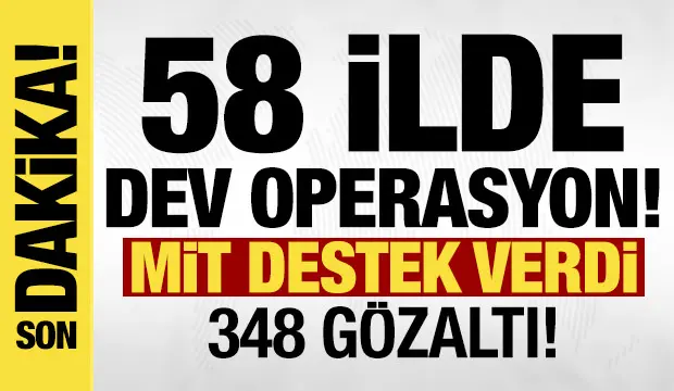 58 ilde yeni nesil suç örgütlerine yönelik dev operasyon…