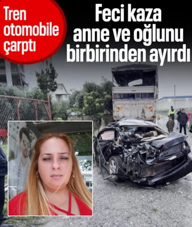 Hatay’da tren otomobile çarptı… Hatay’da tren otomobile çarptı…