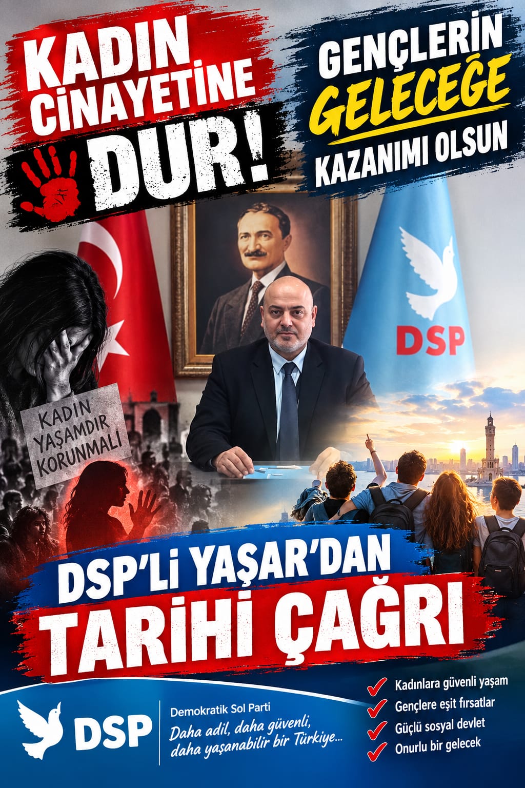 DSP’li Yaşar’dan Tarihi Çağrı: “Ecevit Ruhuna Geri Dönecekler!