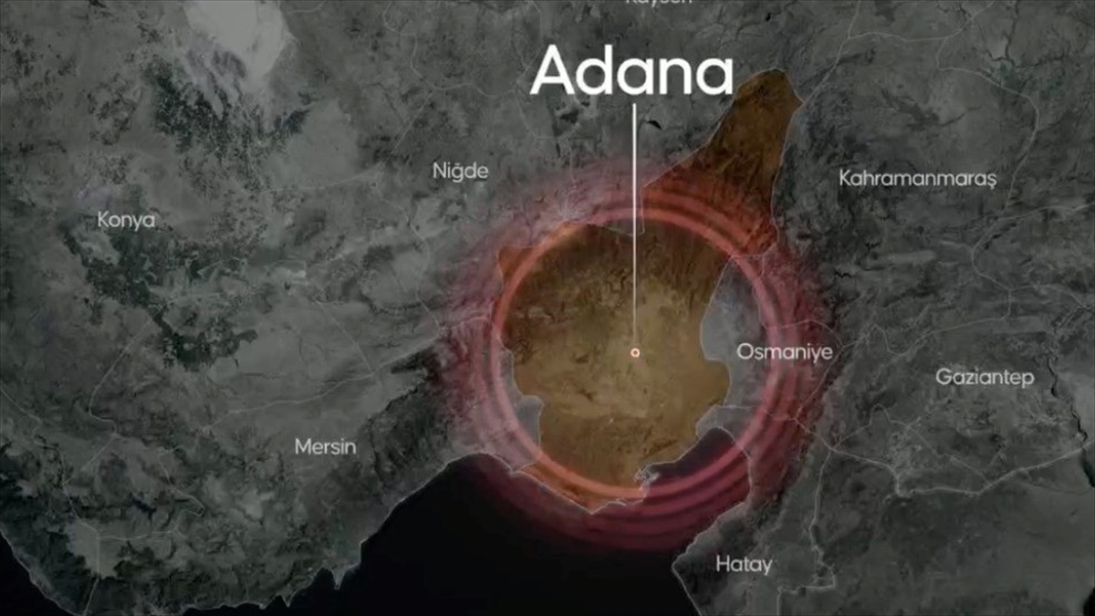 Adana’da 4,8 büyüklüğünde deprem Adana’da 4,8 büyüklüğünde deprem