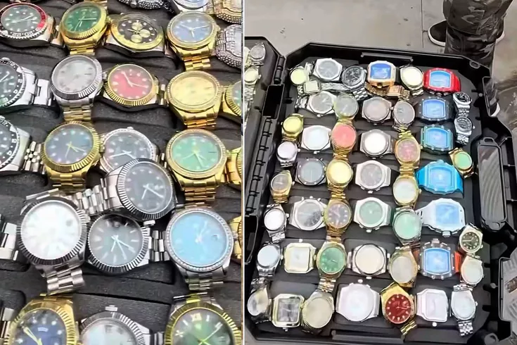 Dünyaca ünlü markalar Seyyar satıcıların tezgahına düştü…