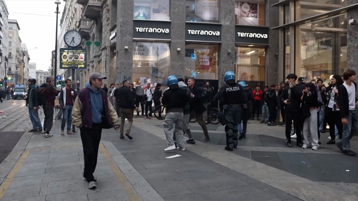 Milano’da devam eden şiddet olaylarında 160 kişi gözaltına alındı