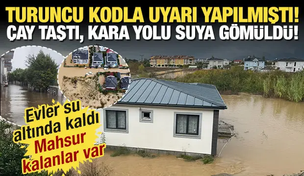 Muğla’da sağanak kabusu: Karayolu göle döndü, yol trafiğe kapatıldı! Muğla’da sağanak kabusu: Karayolu göle döndü, yol trafiğe kapatıldı!