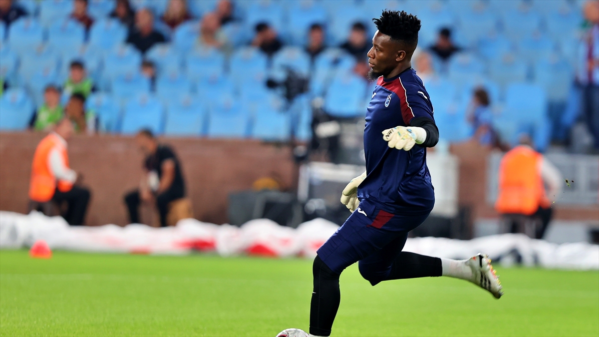 Trabzonspor’da Andre Onana kalesinde güven veriyor